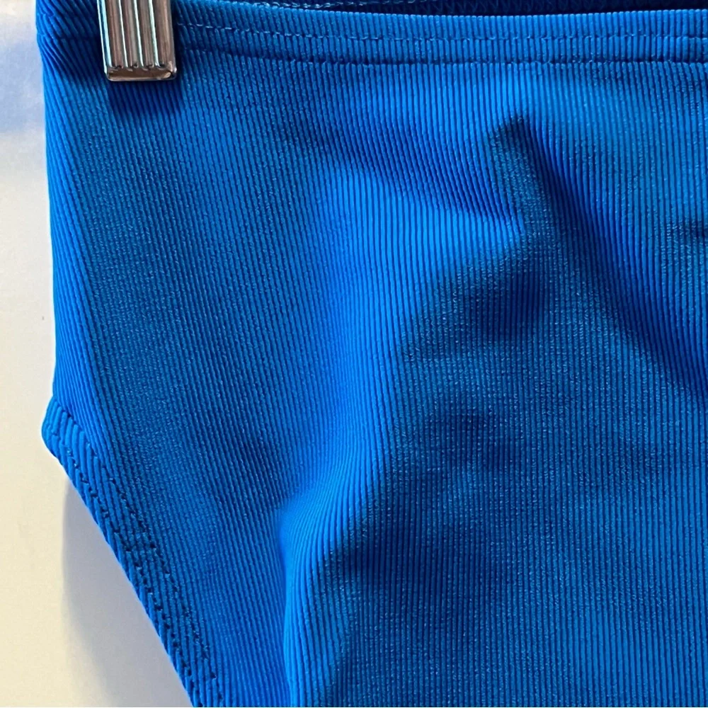 Lands end size 10 blue ribbed bikini bottom - Picture 6 of 6
